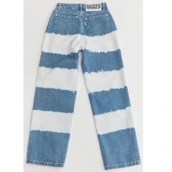 Ragged Priest Ragged Dad High Rise Bleached Jeans - Picture 1 of 5